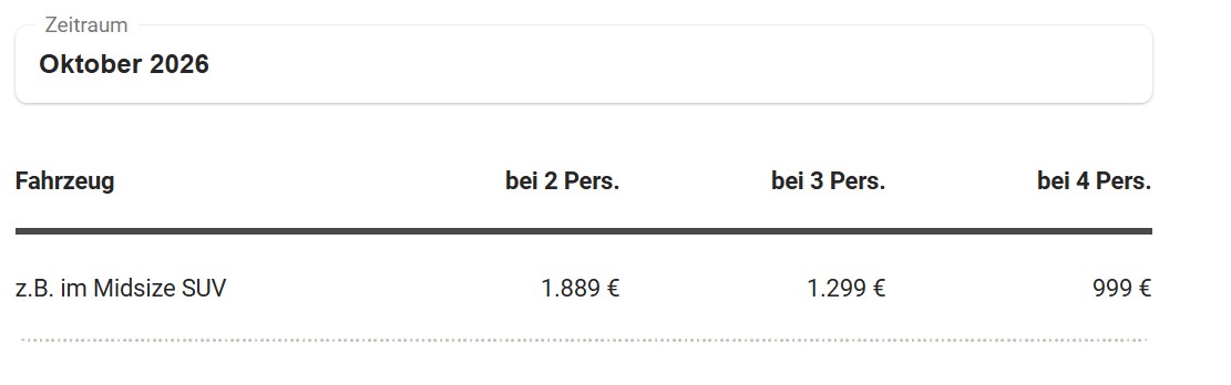 Arizona Reise Angebot