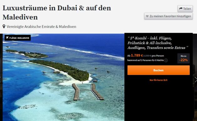 Malediven Dubai