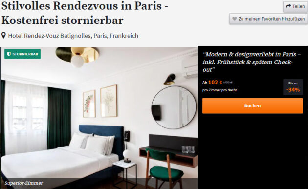 2 Tage Paris Hotel