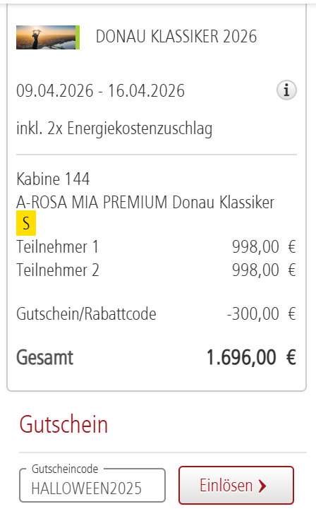 Halloween Special Kreuzfahrt