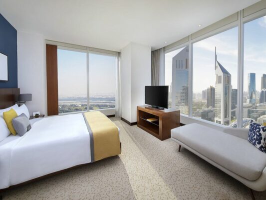 Hotelzimmer des voco Dubai