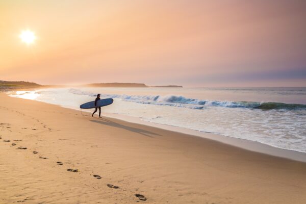 Surfen am Lawrencetown 