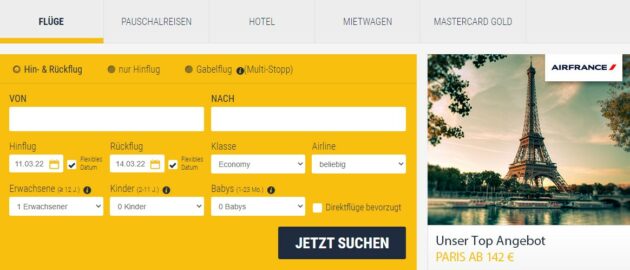 Buchung Airline Direct