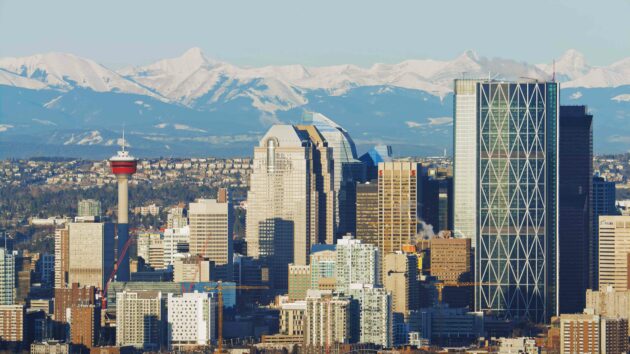 Galgary Sommer Skyline
