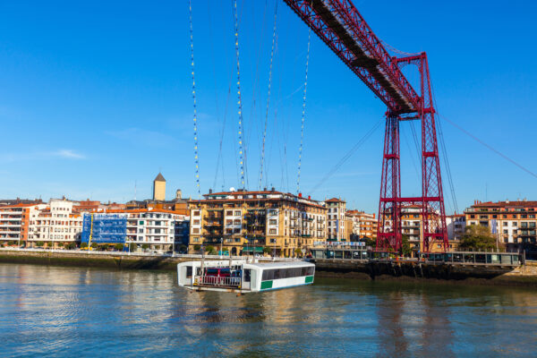 Spanien Bilbao Puente de Vizcaya