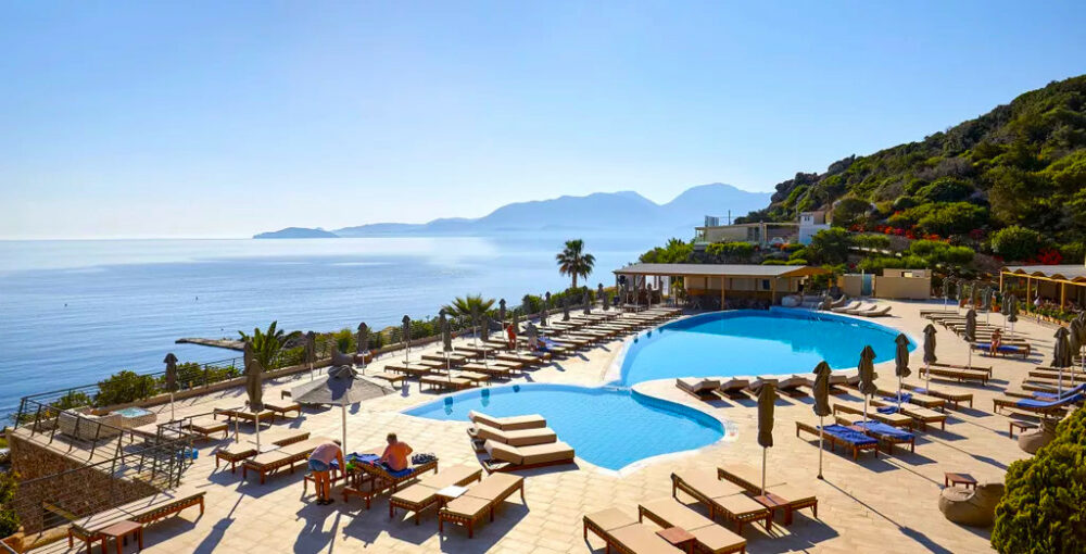 Blue Marine Resort Kreta Poolbereich