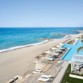 Luxus in Griechenland: 7 Tage Kreta im TOP 5* Grecotel mit All Inclusive, Flug, Transfer & Zug für 874€