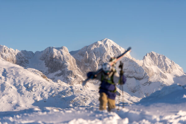 Pisten der slowenischen Gebirge