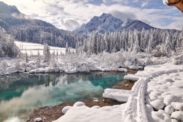 Winterlandschaft Slowenien