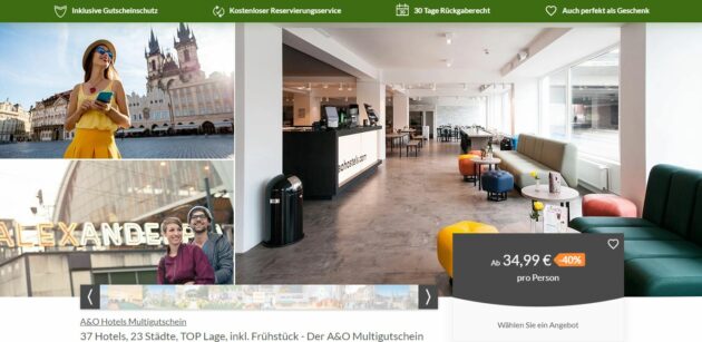 A & O Multigutschein