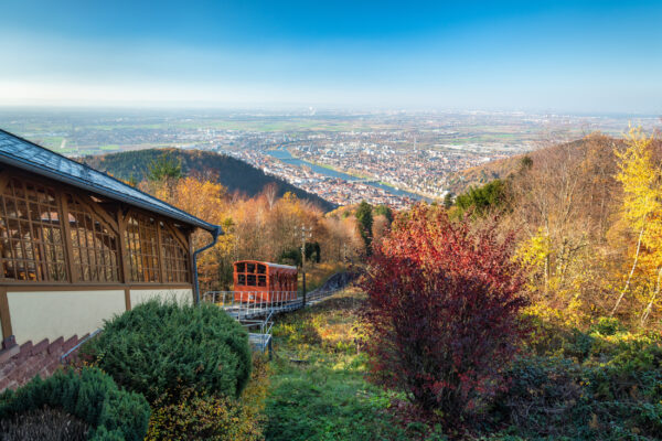 Deutschland Heidelberg Königstuhl Aussicht
