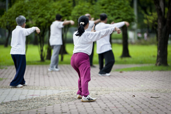 Singapur Tai Chi im Park