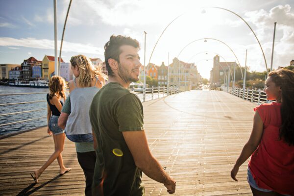 Queen Emma Brücke schwimmende Brücke Willemstad Curacao