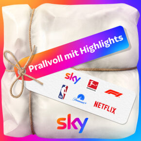 Sky Xmas Deals: Mega Preise für Entertainment, Netflix & Cinema