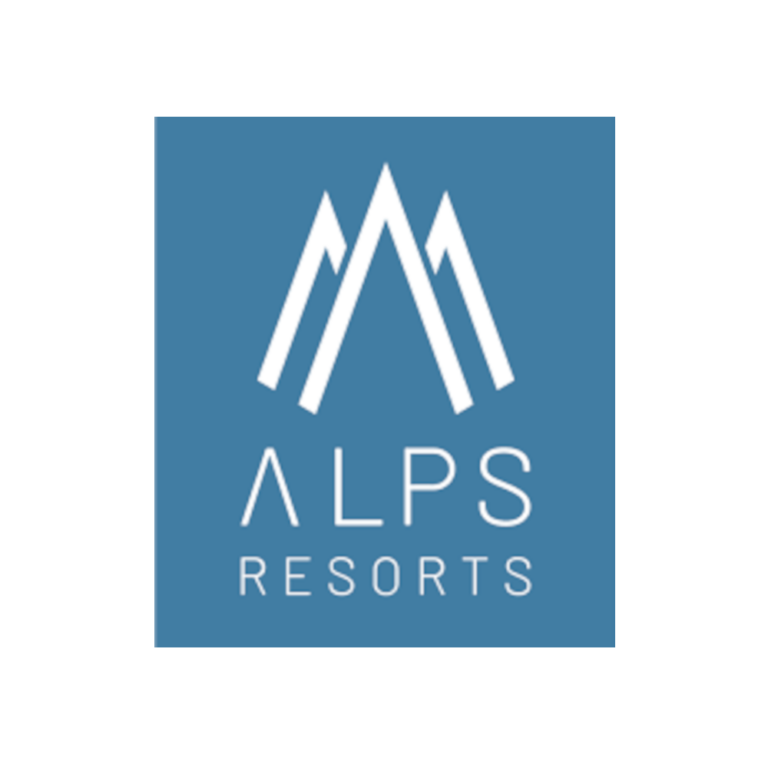 Alps Resorts Logo Glamping Ferienhäuser Chalets in Bayern & Österreich