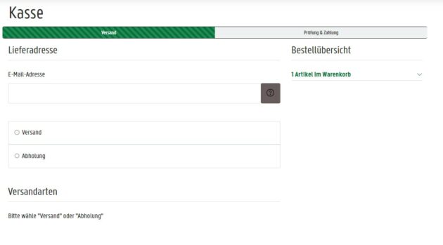 freytag & berndt Online Shop Bestellung als Gast, Kunde mit Kundenkonto oder Abholung in der Filiale Wien. 