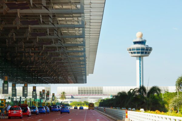 Singapur Jewel Changi Airport Taxistand Taxi