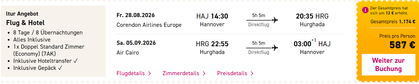 Ägypten Reise Angebot