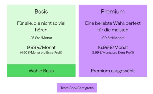Gutschein 10€ & Februar 50% BookBeat | 2024 Rabatt