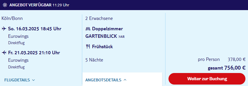 Italien Pauschalangebot