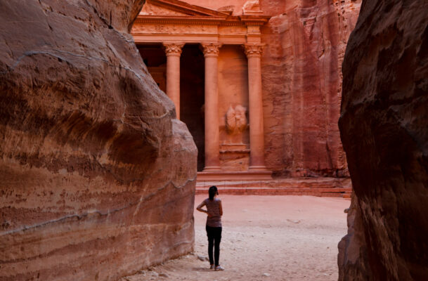 Felsenstadt Petra Jordanien