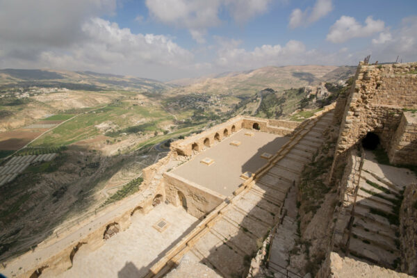 Kreuzritterburg Kerak bei Al-Karak in Jordanien