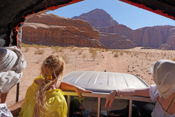 Jeep Tour durch die Wüste - Wadi Rum Jordanien