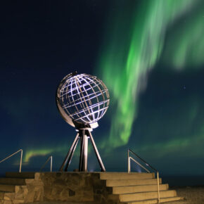Norwegen Nordkap Globus
