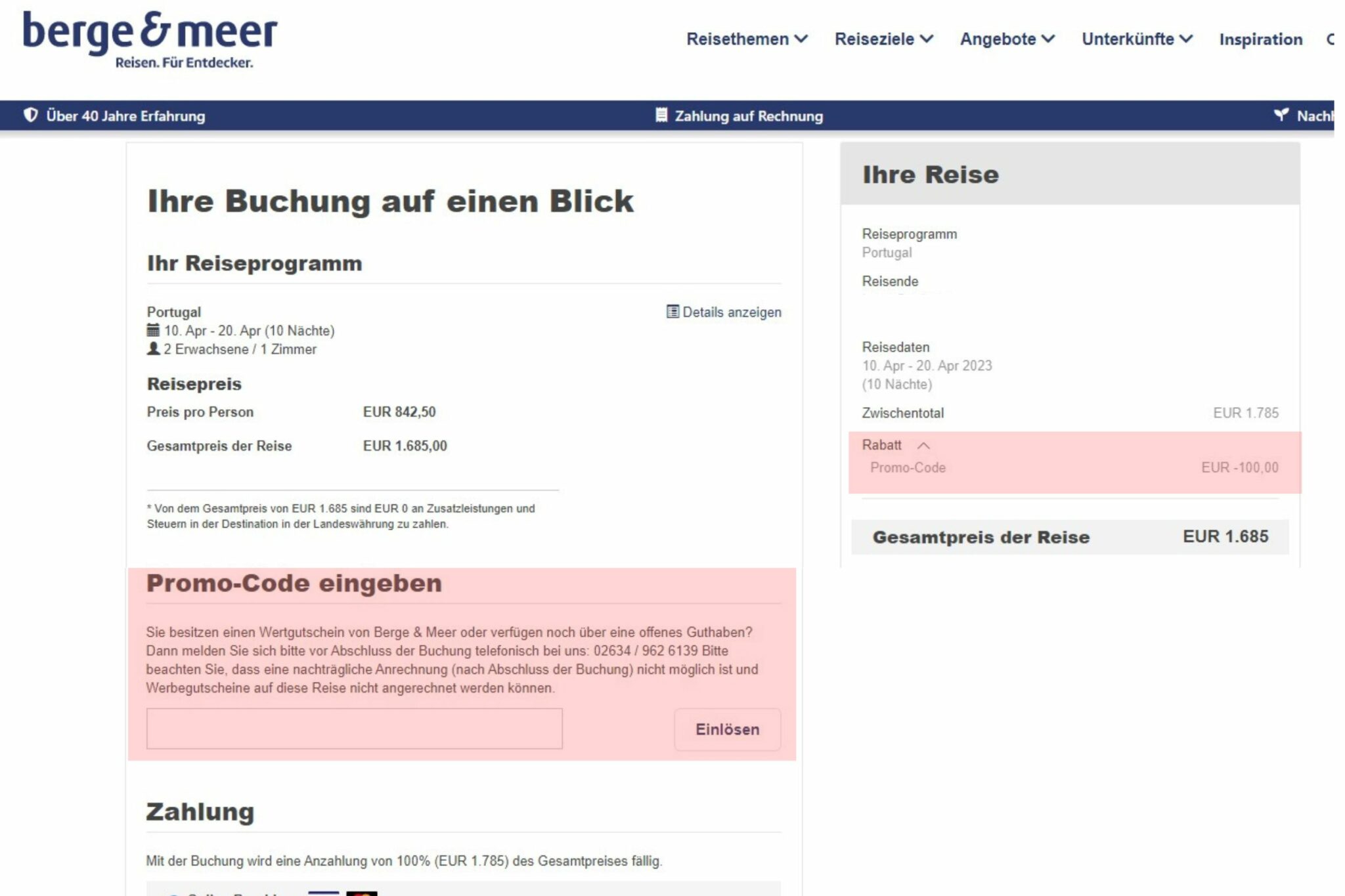 Berge Und Meer Gutschein 100 Euro