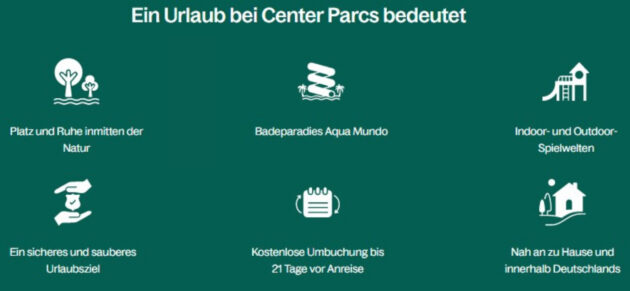 Urlaub Center Parcs Vorteile