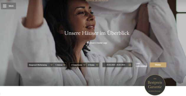 Travel Charme Hotels AT DE Suche Online