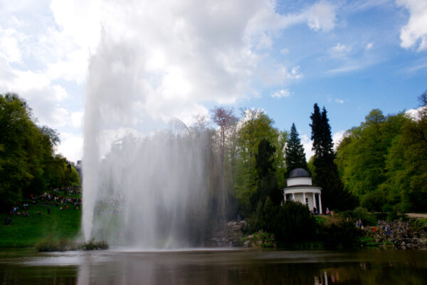 Fontänenteich Schlosspark Wilhelmshöhe Kassel