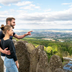 Bergpark Wilhelmshöhe Ausblick auf Kassel