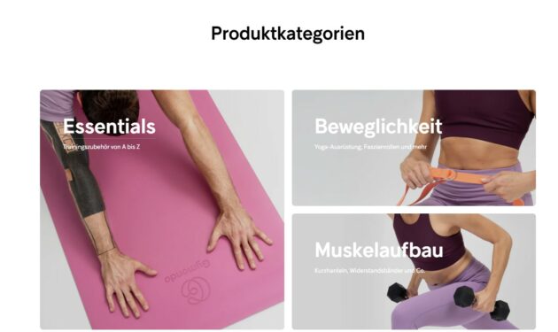 Gymondo Shop für Fitnessgeräte und Fitnesszubehör Ernährung