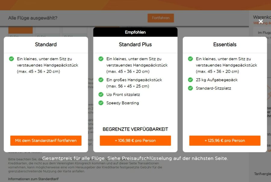 200€ easyJet Gutscheincode & Flüge ab 40€ September 2024
