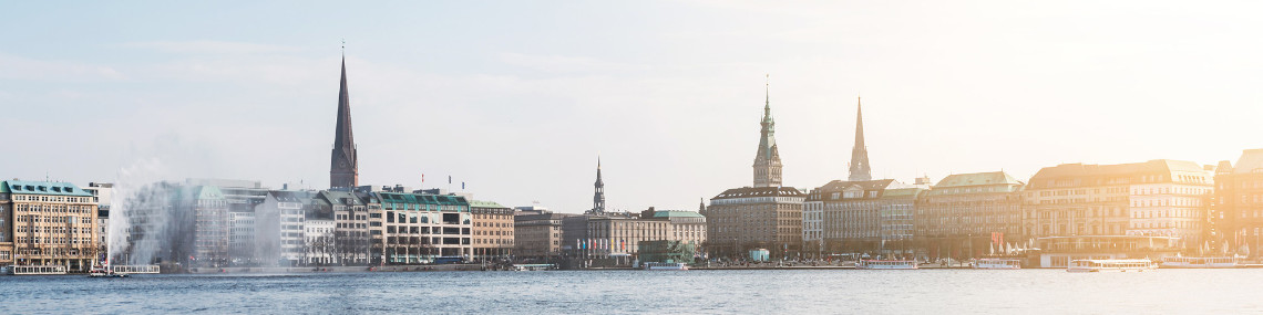 hamburg alster jungfernstieg panorama