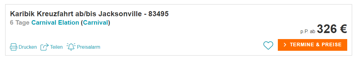  Foto zu Karibik-Kreuzfahrt: 6 Tage über Florida & die Bahamas mit Vollpension 