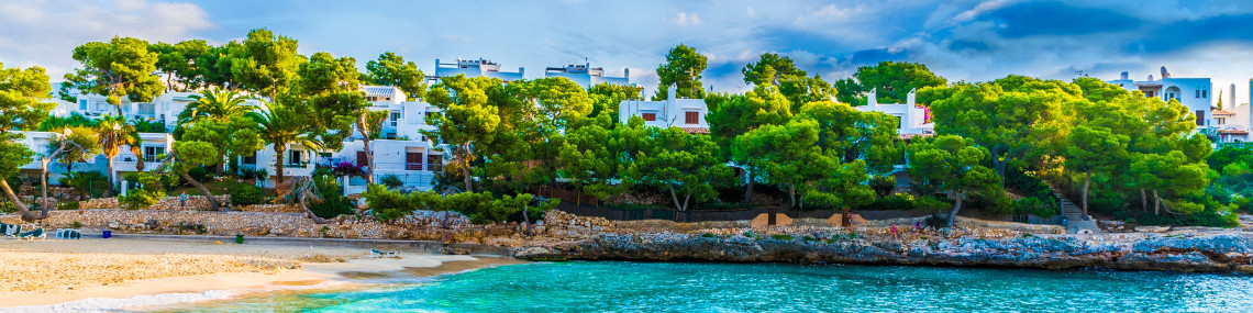 mallorca cala dor cala gran strand panorama