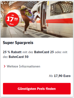 Super Sparpreis: Tickets Fr Deutschlandweite Fahrten Ab 12,90
