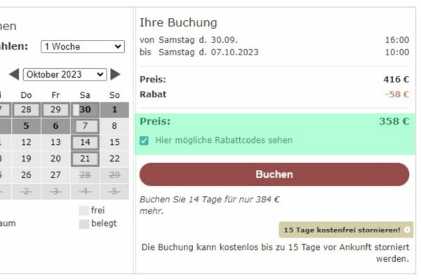 DanCenter Gutschein - sichert Euch den Rabatt während der Buchung