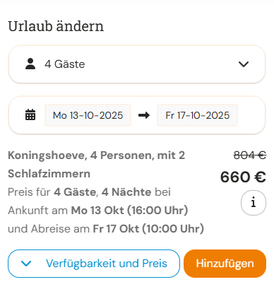 EuroParcs Hotel Angebot