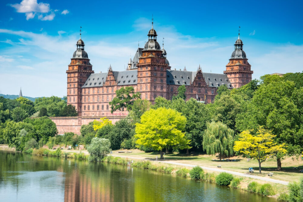 Frankfurt Johannisburg palace, Aschaffenburg Germany