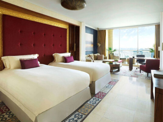 Hotelzimmer des Raffles Dubai