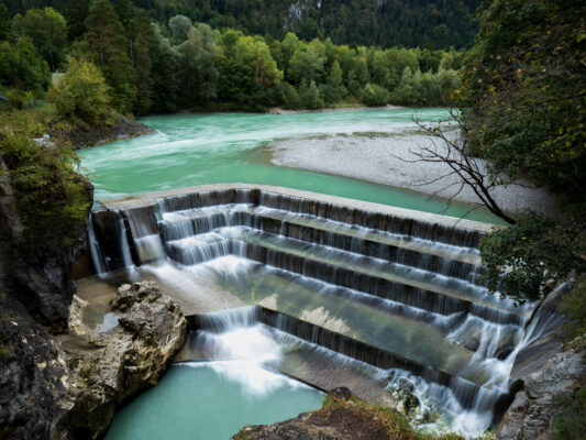 Deutschland Fuessen-Allgaeu Lechfall