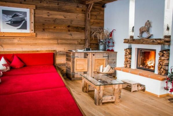 Ferienhaus in Hart im Zillertal Wohnzimmer