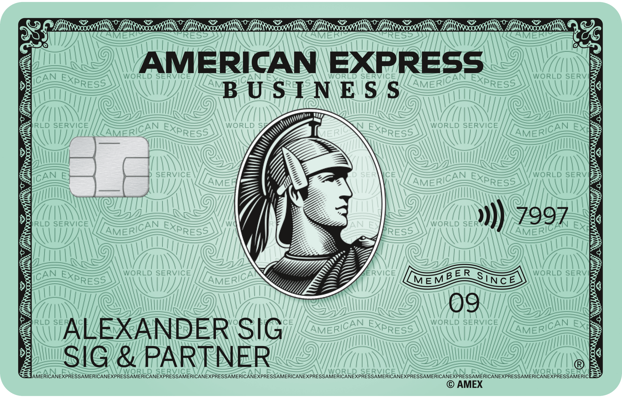 amex business green bild front 2024