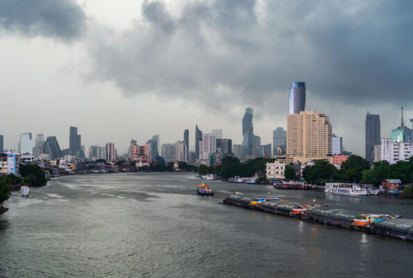 Thailand Bangkok Chaophraya Riverview