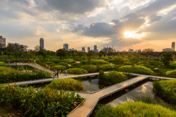 Thailand Bangkok Park Benjakitti