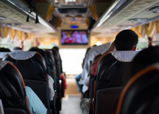 Tourist in Bus in Thailand