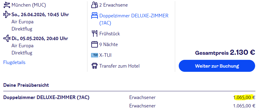 Mexiko Pauschalangebot